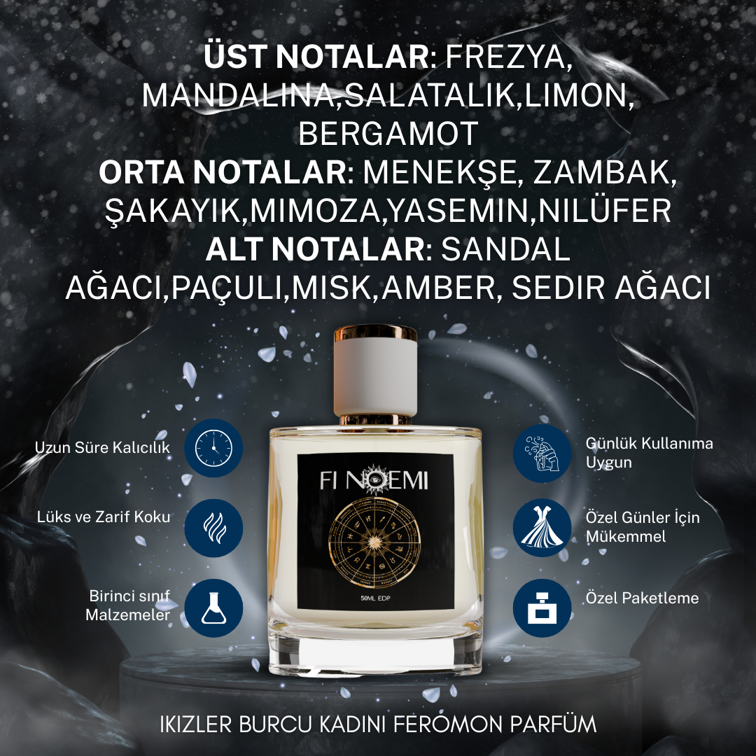 Fi Noemi İkizler Burcu Kadını Feromon Parfüm 50ML