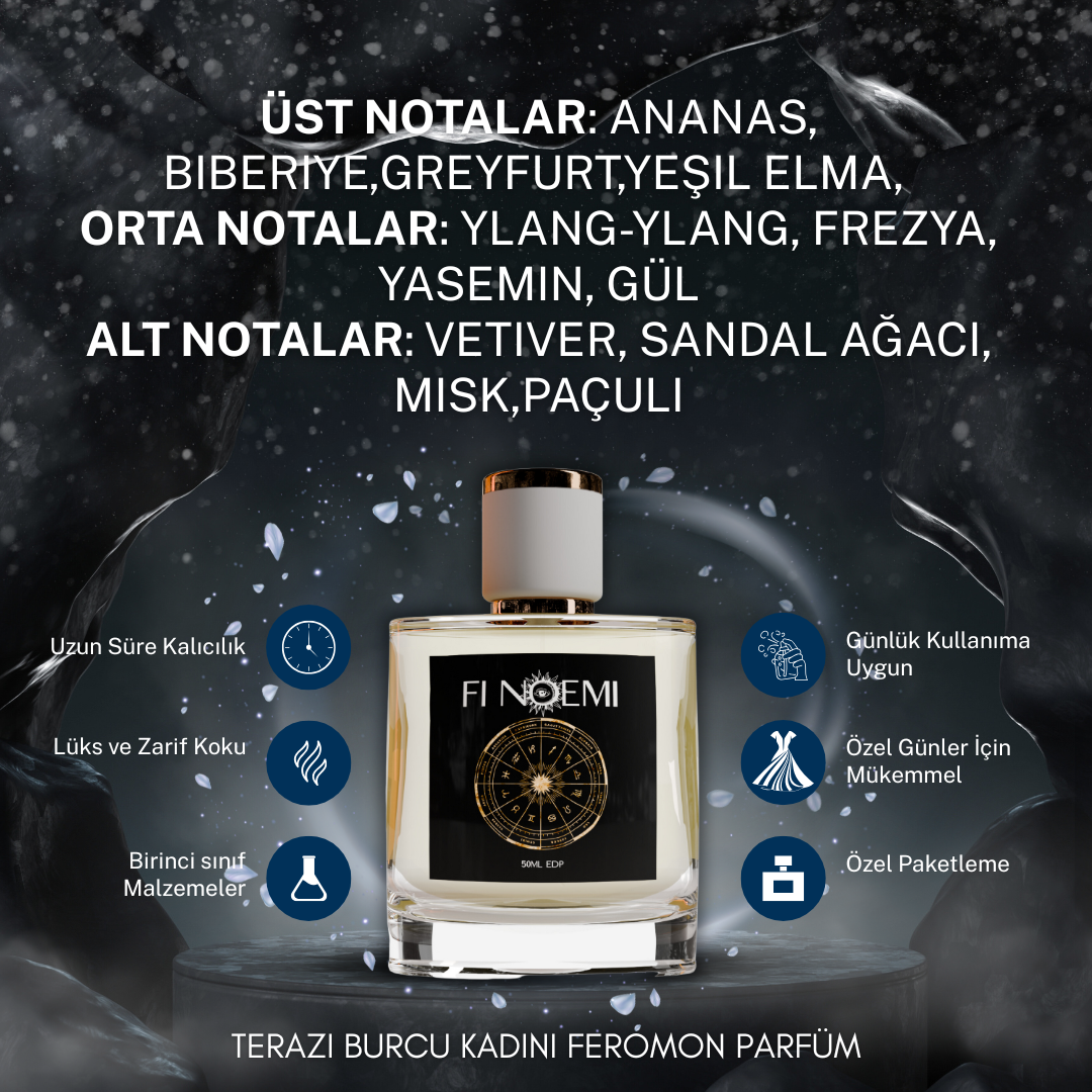 Fi Noemi Terazi Burcu Kadını Feromon Parfüm 50ML