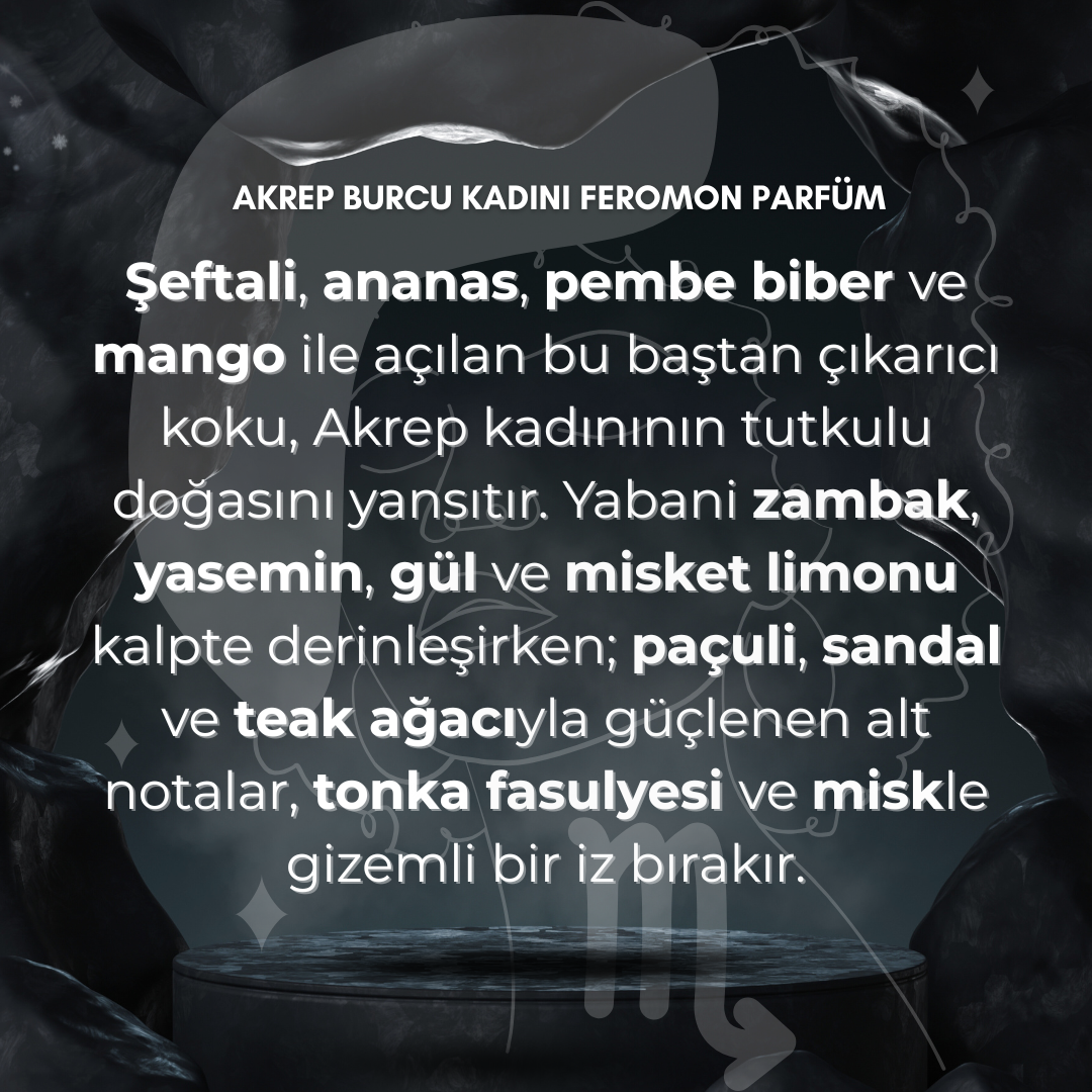 Fi Noemi Akrep Burcu Kadını Feromon Parfüm 50ML