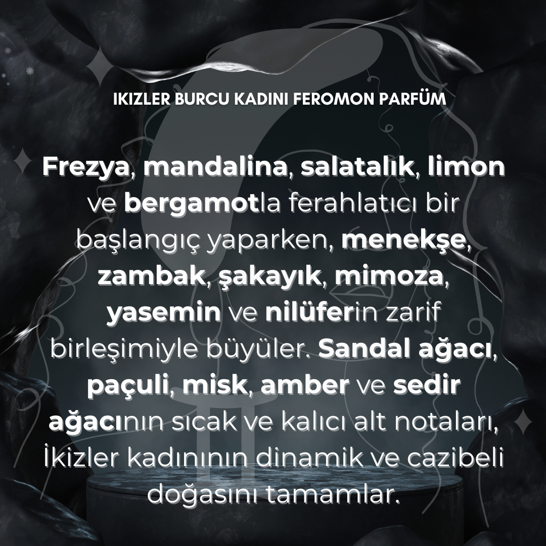 Fi Noemi İkizler Burcu Kadını Feromon Parfüm 50ML